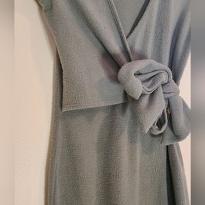 Alya Dresses Alya Sage Green Wrap Mini Dress Poshmark